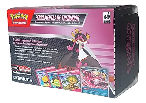Pokémon Box Ferramentas Treinador Fezendipiti Ex 94 Cartas - Fezandipiti Ex
