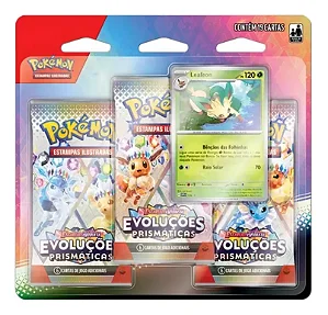 Pokémon Blister Triplo Evoluções Prismáticas