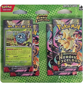 Blister Quádruplo Pokémon Heróis Excelsos Tangela