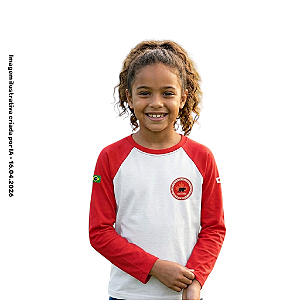 Maple Bear Fundamental I - Camiseta Branca Unissex Manga Longa - Ref. 102/237