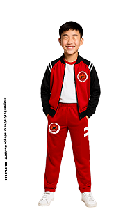 Maple Bear Fundamental I & II - Calça Reta com Friso Helanca Unissex - Ref. 108/183