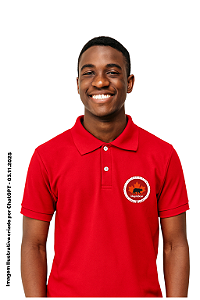 Colaborador (funcionário) Maple Bear - Camiseta Polo Manga Curta Unissex Logo Fundamental - Confecção sob pedido - Ref 104