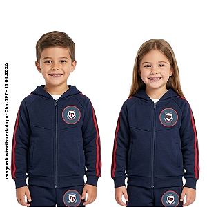 Little People School - Blusa de Moletom Unissex Com Ziper - Ref. 257/258/259