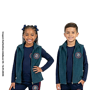 Little People School - Colete em Fleece - Ref. 242/243