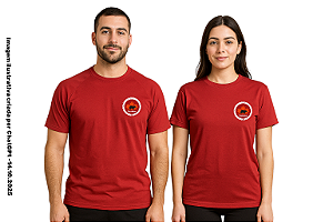 Colaborador (funcionário) Maple Bear - Camiseta Unissex Manga Curta Logo Fundamental - Confecção sob pedido - Ref. 238