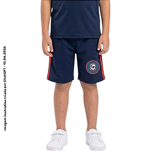 Little People School - Bermuda Helanca - Masculina - Ref.157/189