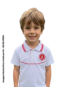 Maple Bear Infantil - Camiseta Polo Unissex Branca Manga Curta - Ref. 90