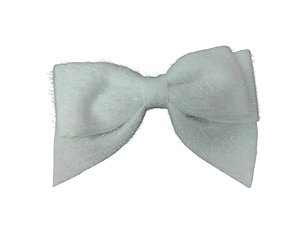 Laço Branco Felpadinho - Ref. 503