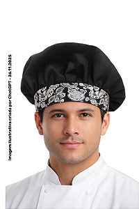 Touca Tipo Gorro Chef