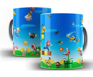 Caneca Super Mario