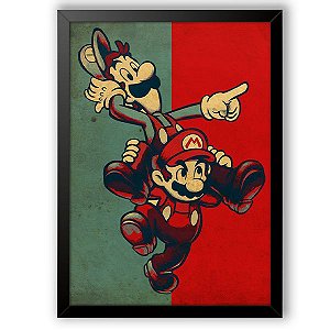 Quadro Decorativo Mario