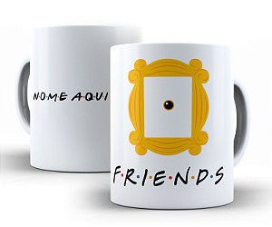 Caneca Personalizada Friends + Porta Copo