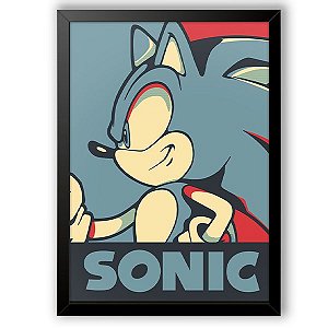 Placa Decorativa - Sonic Mod. 02