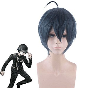 PERUCA AZUL FANTASIA COSPLAY SAIHARA SHUICHI DANGANRONPA