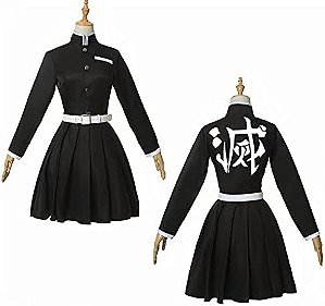 COSPLAY FANTASIA UNIFORME KIMETSU FEMININO ADULTO