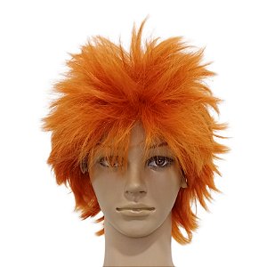 PERUCA COSPLAY FANTASIA CARNAVAL HALLOWEEN LARANJA HINATA ICHIGO HAIKYUU BLEACH