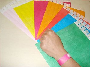 Pulseiras de Segurança (TYVEK)