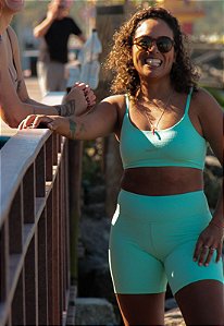 Bermuda Esportiva Points Kymacta Verde