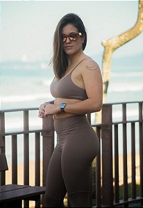 Top Alcinha Kymacta Coffee