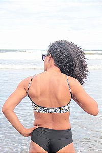 Top Alcinha Kymacta Estampado Flor