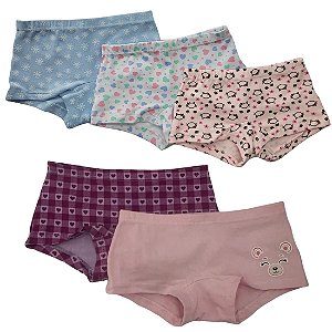 Kit Econômico com 2 Calcinhas Boxer – Maciez e Estilo Todos os Dias!