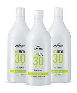 Kit 3 unid de Água Oxigenada 30 vl One Professional 900ml FRETE GRÁTIS