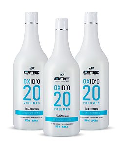 Kit 3 unid de Água Oxigenada 20 vl One Professional 900ml FRETE GRáTIS