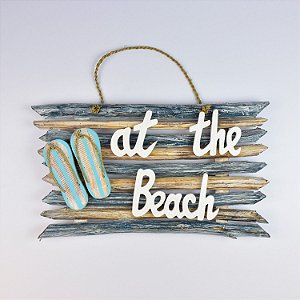 Enfeite Rústico At The Beach Azul