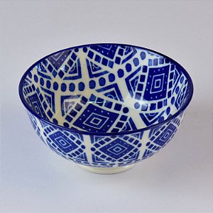 Bowl Azul Quadrados