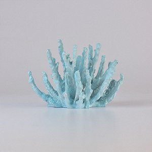 Enfeite Coral Azul Pontas