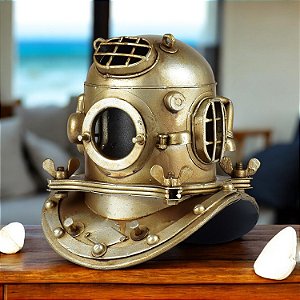 Escafandro Prata em Metal 18 cm