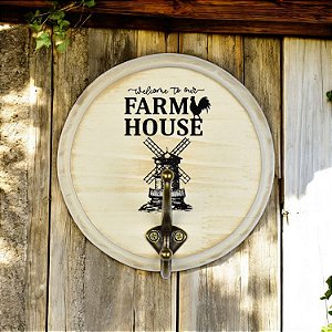 Cabideiro de Parede Redondo Farm House