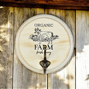 Cabideiro de Parede Redondo Organic Farm