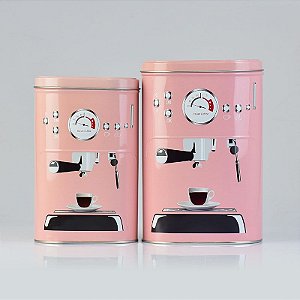 Jogo C/2 Latas Kitchen Rosa