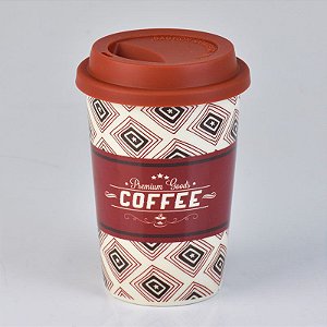 Copo Retrô Coffee Red