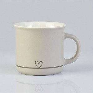 Caneca Love Bege Linha