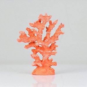 Enfeite Coral Árvore Vermelho 18 cm em Resina