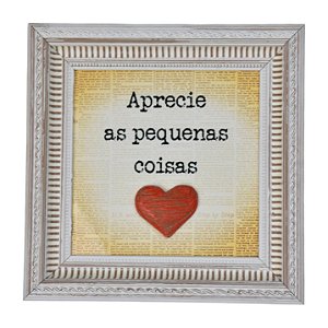 Quadro Azulejo 20x20 Aprecie em Cerâmica