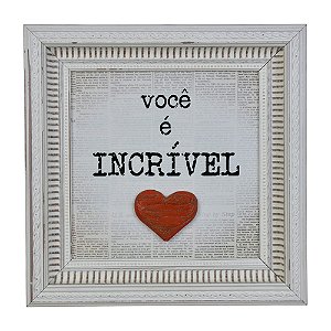 Quadro Azulejo 20x20 Incrível em Cerâmica