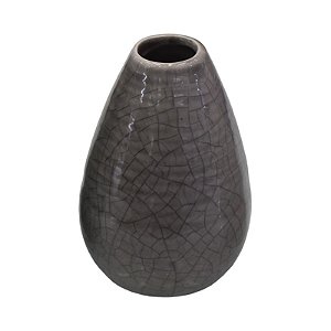 Vaso Clean Cinza em Cerâmica