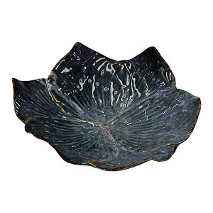 Enfeite Flor Azul em Cerâmica