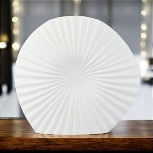 Vaso Boho Branco Grande em Cerâmica