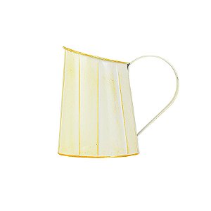 Jarra de Metal Amarelo em Metal