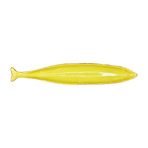 Prato Cerâmica Peixes Finos M Verde