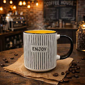 Xícara Enjoy Laranja