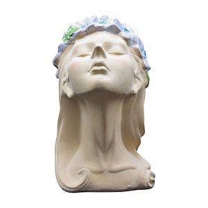 Vaso De Flores Menina Olhando Para Cima