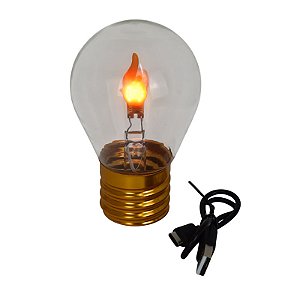 Lampada Plastica Chama
