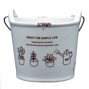 Vaso Em Forma De Balde Enjoy The Simple Life