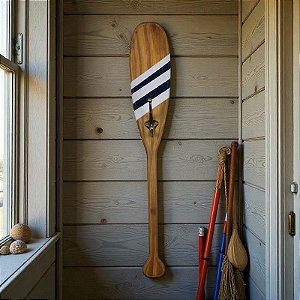 Cabideiro Remo Listra Azul Escuro