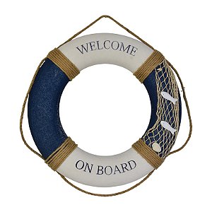 Boia De Espuma Azul Rede Com Peixes G